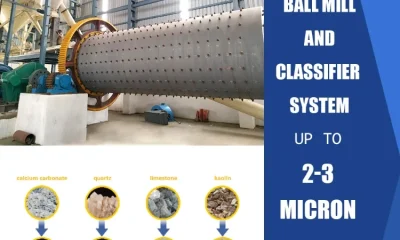 Ground calcium carbonate ball mill classifier production line