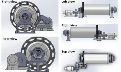 wet drying ball mill