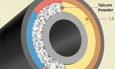talcum powder in cable industry