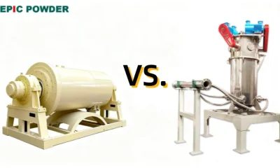 ball mill VS. jet mill
