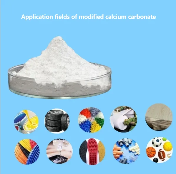 Application Areas of modified calcium carbonate
