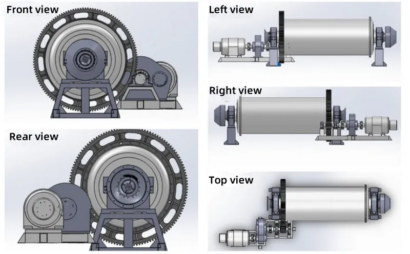 wet drying ball mill