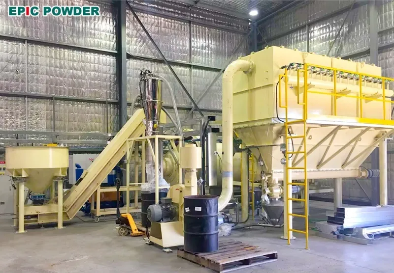 Feldspar Ultra-Fine Grinding and Classifying